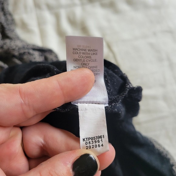 J Jill Wearever Collection Womens Patterned Button Back Tunic Top Size XS Office - Picture 7 of 9